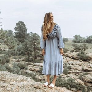 raga embroidered dress